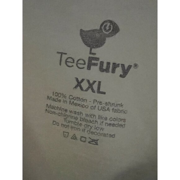 TeeFury Womens Juniors Yellow Graphic T-Shirt 2XL Stretch Super Mario Brothers - Picture 3 of 3